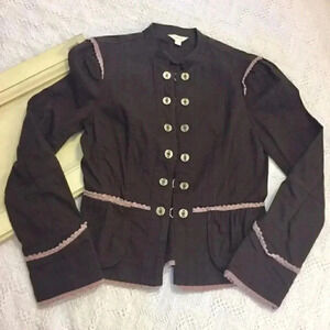 Women's Matty M Boho Brown Pink Jacket size Small